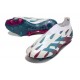 Chaussures de football adidas Predator Elite LL FG Blanc Rouge Bleu