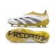 Chaussures de football adidas Predator Elite LL FG Blanc Or Argent