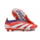 Chaussures de football adidas Predator Elite LL FG Rouge Blanc
