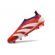 Chaussures de football adidas Predator Elite LL FG Rouge Blanc