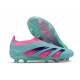 Chaussures de football adidas Predator Elite LL FG Bleu Rose