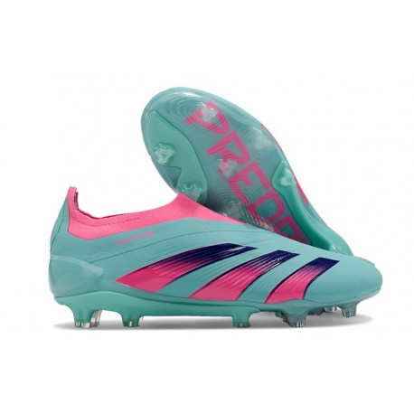 Chaussures de football adidas Predator Elite LL FG Bleu Rose