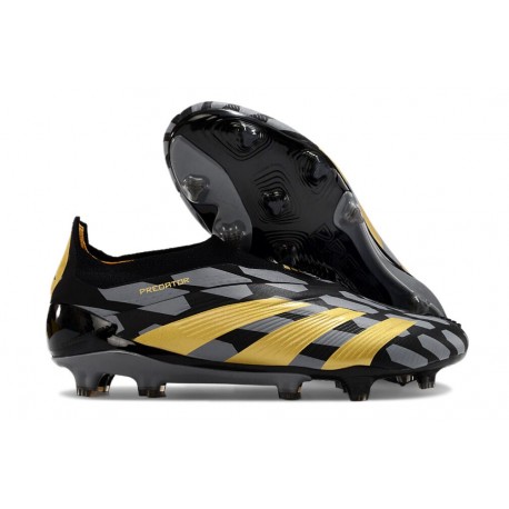 Chaussures de football adidas Predator Elite LL FG Noir Or
