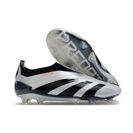 Chaussures de football adidas Predator Elite LL FG Argent Noir