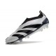 Chaussures de football adidas Predator Elite LL FG Argent Noir