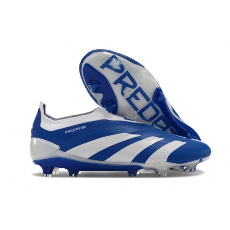 Chaussures de football adidas Predator Elite LL FG Bleu Blanc