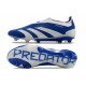 Chaussures de football adidas Predator Elite LL FG Bleu Blanc