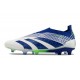 Chaussures de football adidas Predator Elite LL FG Bleu Blanc Vert