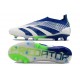 Chaussures de football adidas Predator Elite LL FG Bleu Blanc Vert