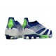 Chaussures de football adidas Predator Elite LL FG Bleu Blanc Vert