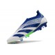 Chaussures de football adidas Predator Elite LL FG Bleu Blanc Vert