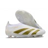 Chaussures de football adidas Predator Elite LL FG Blanc Or