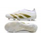 Chaussures de football adidas Predator Elite LL FG Blanc Or