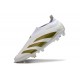 Chaussures de football adidas Predator Elite LL FG Blanc Or