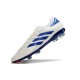 adidas Copa Pure II Elite + FG Cuir Blanc Ftwr Bleu Lucide Rouge Solaire