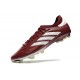 adidas Copa Pure II Elite + FG Cuir Rouge Ombre Blanc Jaune Solaire Equipe
