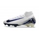 Nike Air Zoom Mercurial Superfly X Elite FG Blanc Bleu