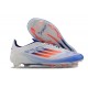 Crampons adidas F50 Elite FG Bleu Blanc Rose