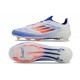 Crampons adidas F50 Elite FG Bleu Blanc Rose