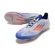 Crampons adidas F50 Elite FG Bleu Blanc Rose