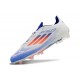 Crampons adidas F50 Elite FG Bleu Blanc Rose