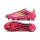 Crampons adidas F50 Elite FG Rose Jaune