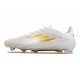 Crampons adidas F50 Elite FG Day Spark - Blanc Doré Blanc