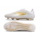 Crampons adidas F50 Elite FG Day Spark - Blanc Doré Blanc