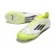Crampons adidas F50 Elite FG Blanc Noir Jaune