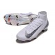 Chaussures Nike Mercurial Superfly 10 Elite FG Blanc Noir