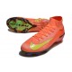 Chaussures Nike Mercurial Superfly 10 Elite FG Orange Jaune