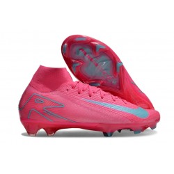 Chaussures Nike Mercurial Superfly 10 Elite FG Rose Gris