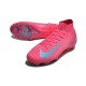 Chaussures Nike Mercurial Superfly 10 Elite FG Rose Gris