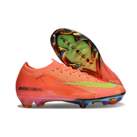 Chaussure Nike Zoom Mercurial Vapor 16 Elite FG Orange Jaune