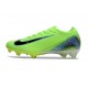 Chaussure Nike Zoom Mercurial Vapor 16 Elite FG Vert Noir