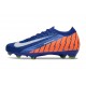 Chaussure Nike Zoom Mercurial Vapor 16 Elite FG Bleu Orange Blanc