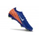 Chaussure Nike Zoom Mercurial Vapor 16 Elite FG Bleu Orange Blanc