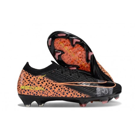 Chaussure Nike Zoom Mercurial Vapor 16 Elite FG Noir Orange