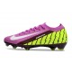 Chaussure Nike Zoom Mercurial Vapor 16 Elite FG Violet Jaune Blanc