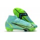 Chaussures Nike Mercurial Superfly 8 Elite FG Impulse - Turquoise Vert