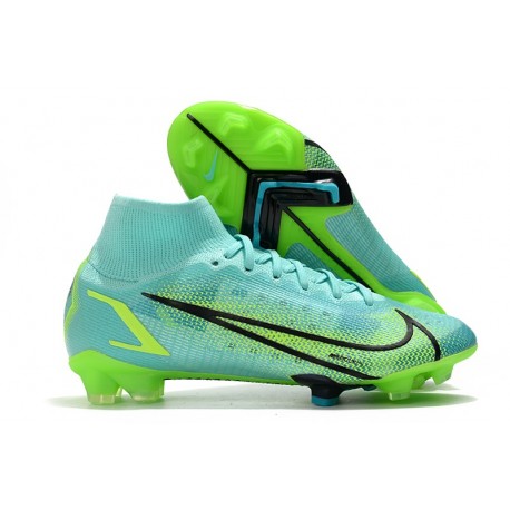 Chaussures Nike Mercurial Superfly 8 Elite FG Impulse - Turquoise Vert