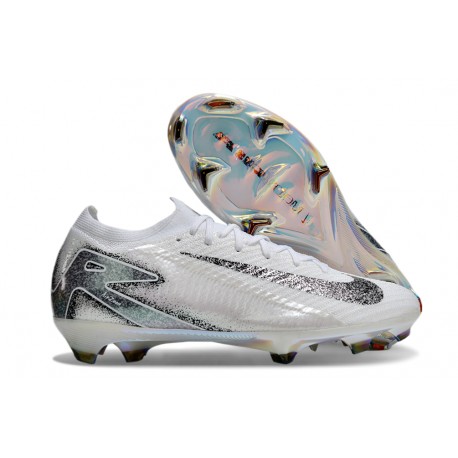 Chaussure Nike Zoom Mercurial Vapor 16 Elite FG Blanc Noir