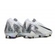 Chaussure Nike Zoom Mercurial Vapor 16 Elite FG Blanc Noir