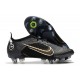 Nike Mercurial Vapor XIV Elite SG Noir Or Métallique Argent Métallique