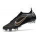 Nike Mercurial Vapor XIV Elite SG Noir Or Métallique Argent Métallique