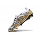 adidas Predator 24 Elite Foldover Tongue FG Blanc Or Gris