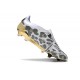 adidas Predator 24 Elite Foldover Tongue FG Blanc Or Gris