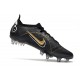Nike Mercurial Vapor XIV Elite SG Noir Or Métallique Argent Métallique