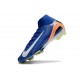 Chaussures Nike Mercurial Superfly 10 Elite FG Bleu Blanc Orange