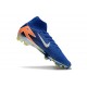 Chaussures Nike Mercurial Superfly 10 Elite FG Bleu Blanc Orange